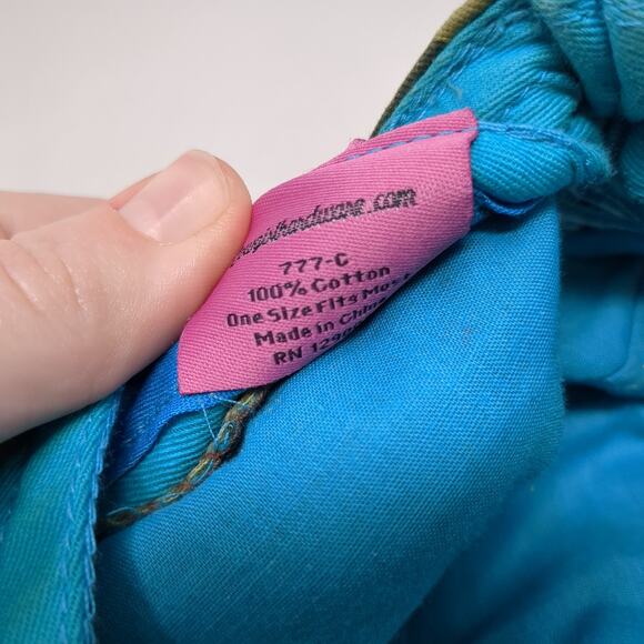 Cross Cadet Army Cap Multicolor One Size Embroidered Camouflage Cow Girl - Picture 10 of 10